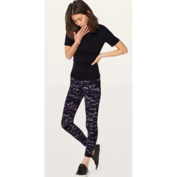 Lululemon Wunder Under Hi-Rise 7/8 Tight Full-On Luxtreme 25" Rip Wave Purple Th - Picture 4 of 8